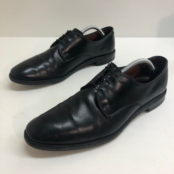 VERY GOOD Allen Edmonds Kenilworth Black Calfskin Bluchers Men's Size 12 B - Picture 5 of 16